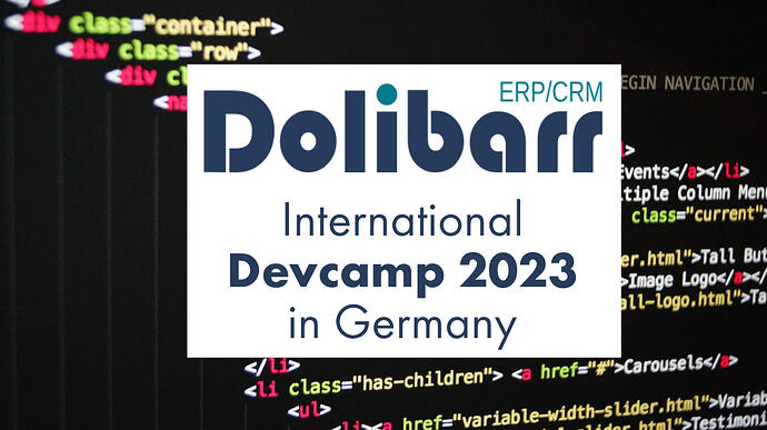 Dolibarr DevCamp 2023 Germany