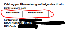 Kontonummer Blz Und Online Zahlung Auf Angebote Dolibarr Anwenden Dolibarr Forum In Deutscher Sprache